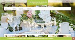 Desktop Screenshot of lesna-restauracja.pl