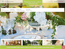 Tablet Screenshot of lesna-restauracja.pl